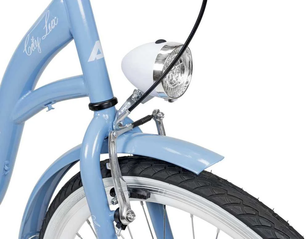 Dviratis AZIMUT City Lux 26" 2025 light mėlynas-baltas