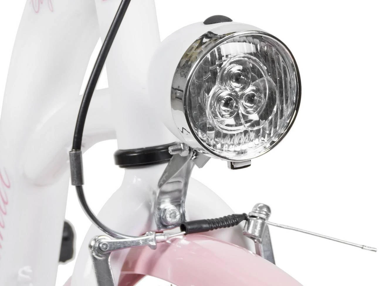 Dviratis AZIMUT City Lux 26" 2025 baltas-pink