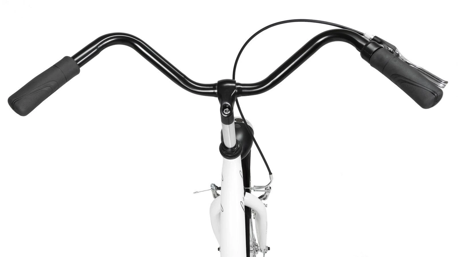Dviratis AZIMUT City Lux 28" 2025 baltas-juodas