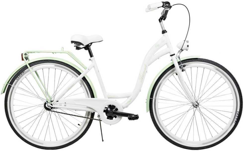 Dviratis AZIMUT City Lux 28" 2025 baltas-mint