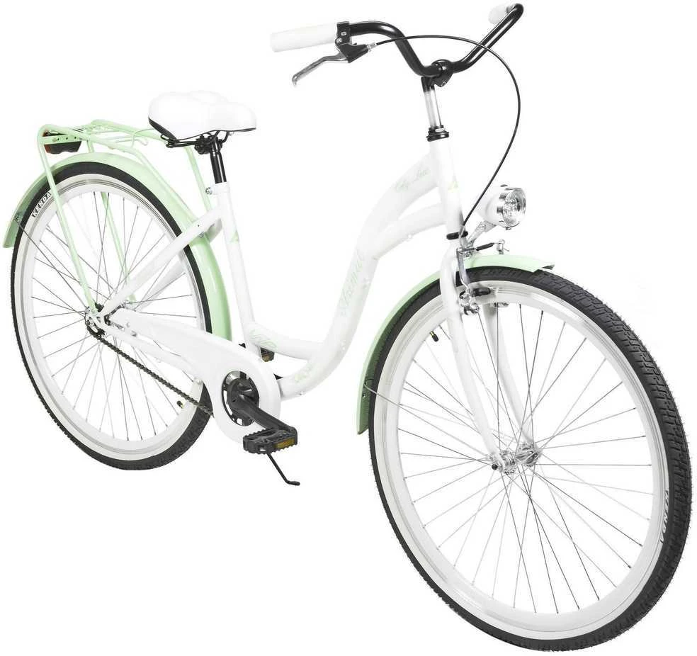 Dviratis AZIMUT City Lux 28" 2025 baltas-mint