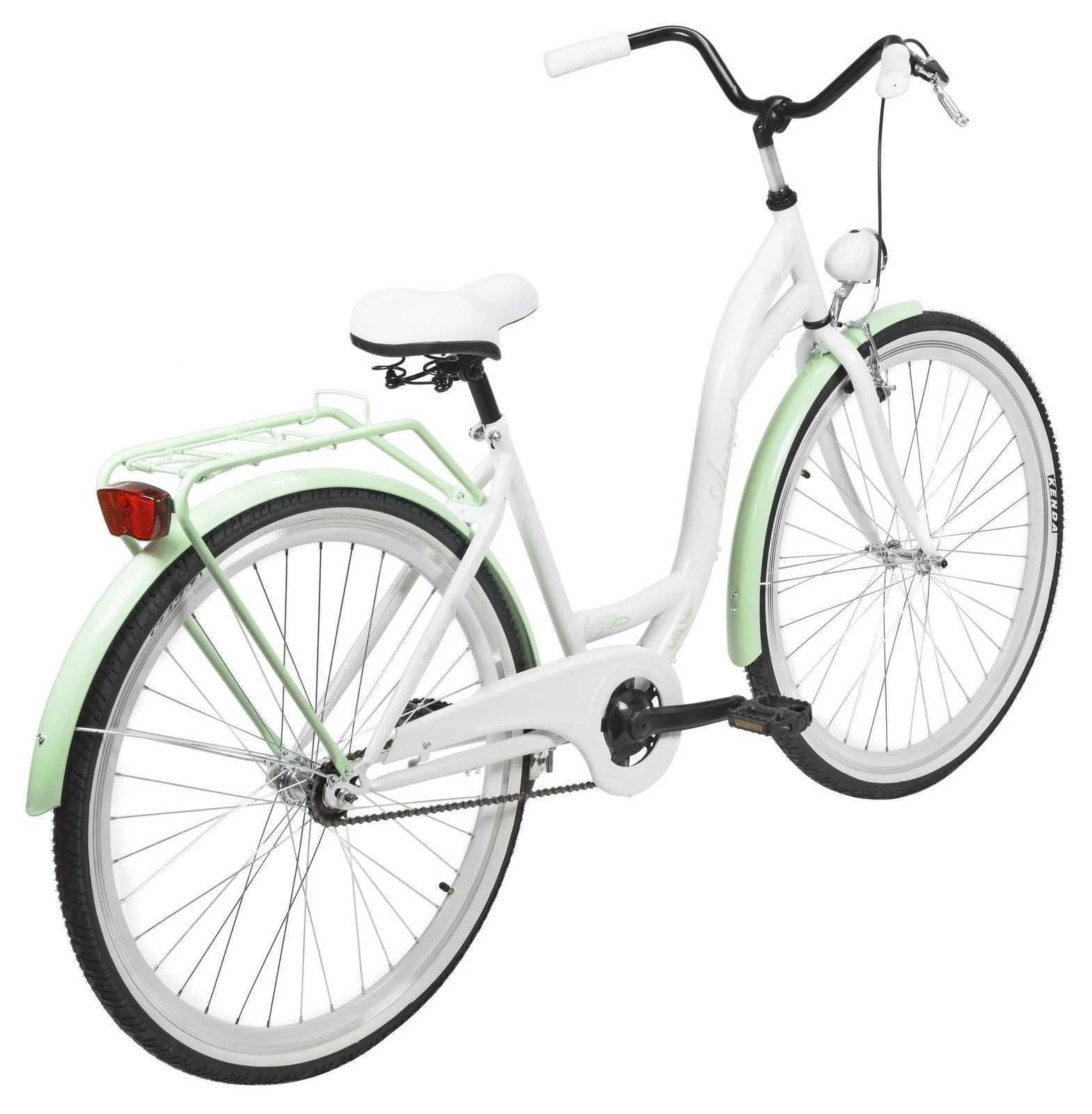 Dviratis AZIMUT City Lux 28" 2025 baltas-mint