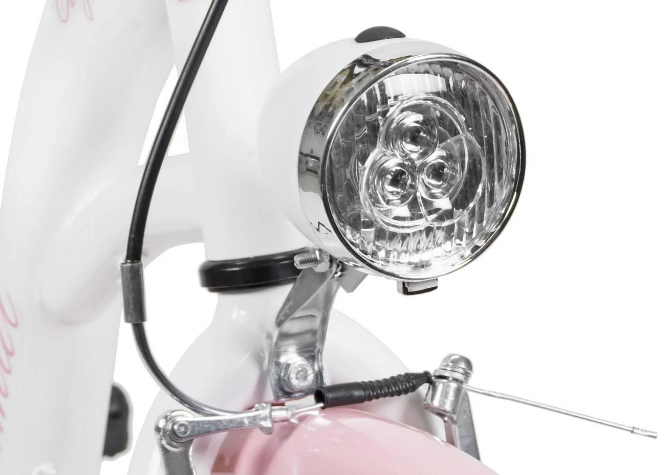 Dviratis AZIMUT City Lux 28" 2025 baltas-pink