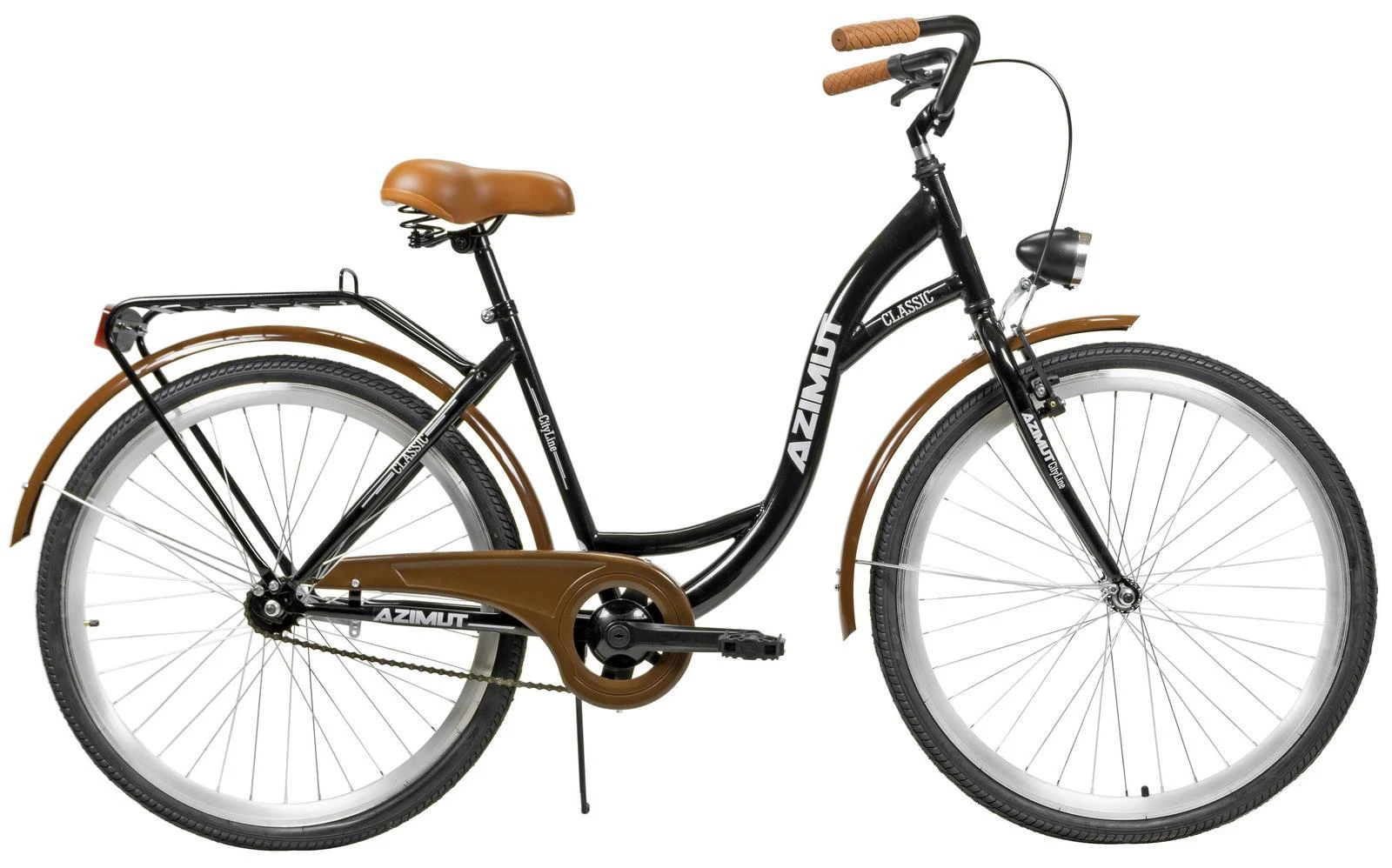 Dviratis AZIMUT Classic 26" 2025 juodas