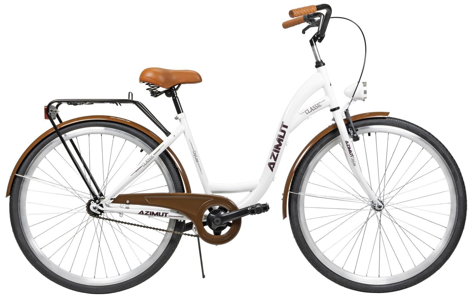 Dviratis AZIMUT Classic 28" 2025 baltas