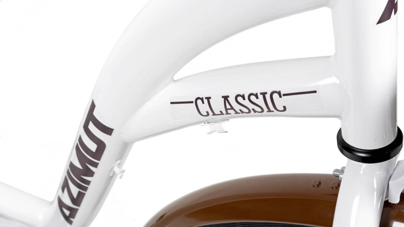 Dviratis AZIMUT Classic 28" 2025 baltas