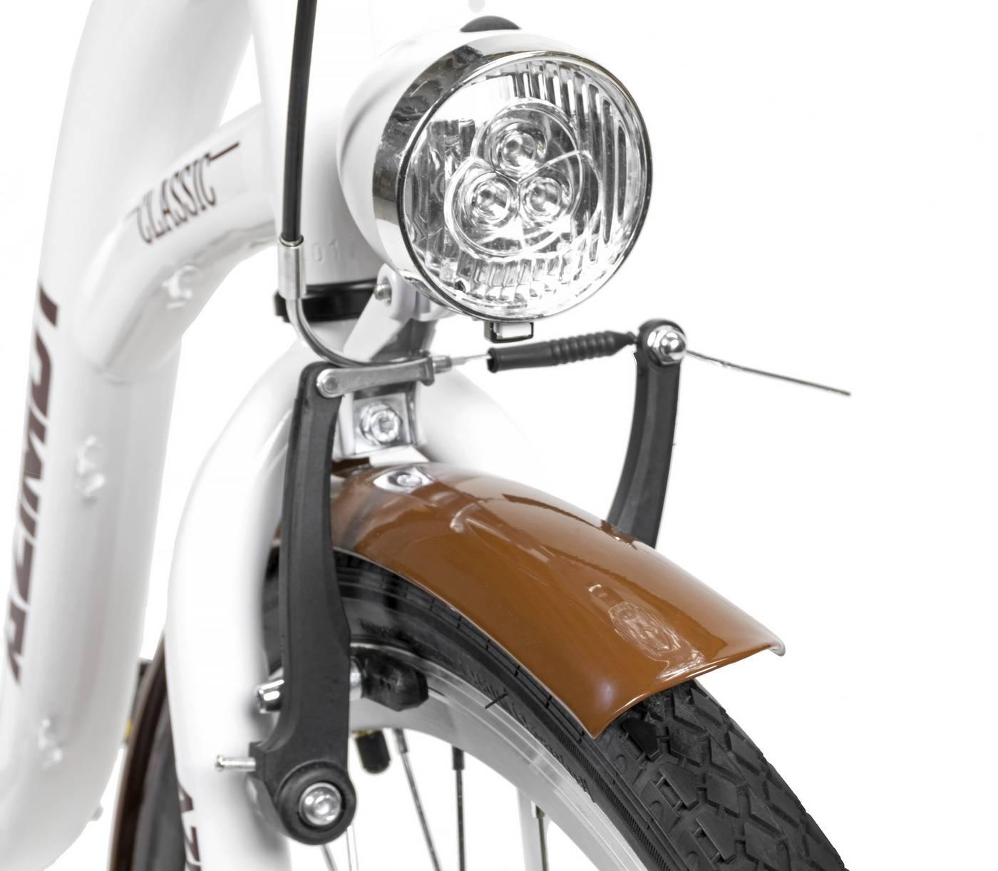 Dviratis AZIMUT Classic 28" 2025 baltas
