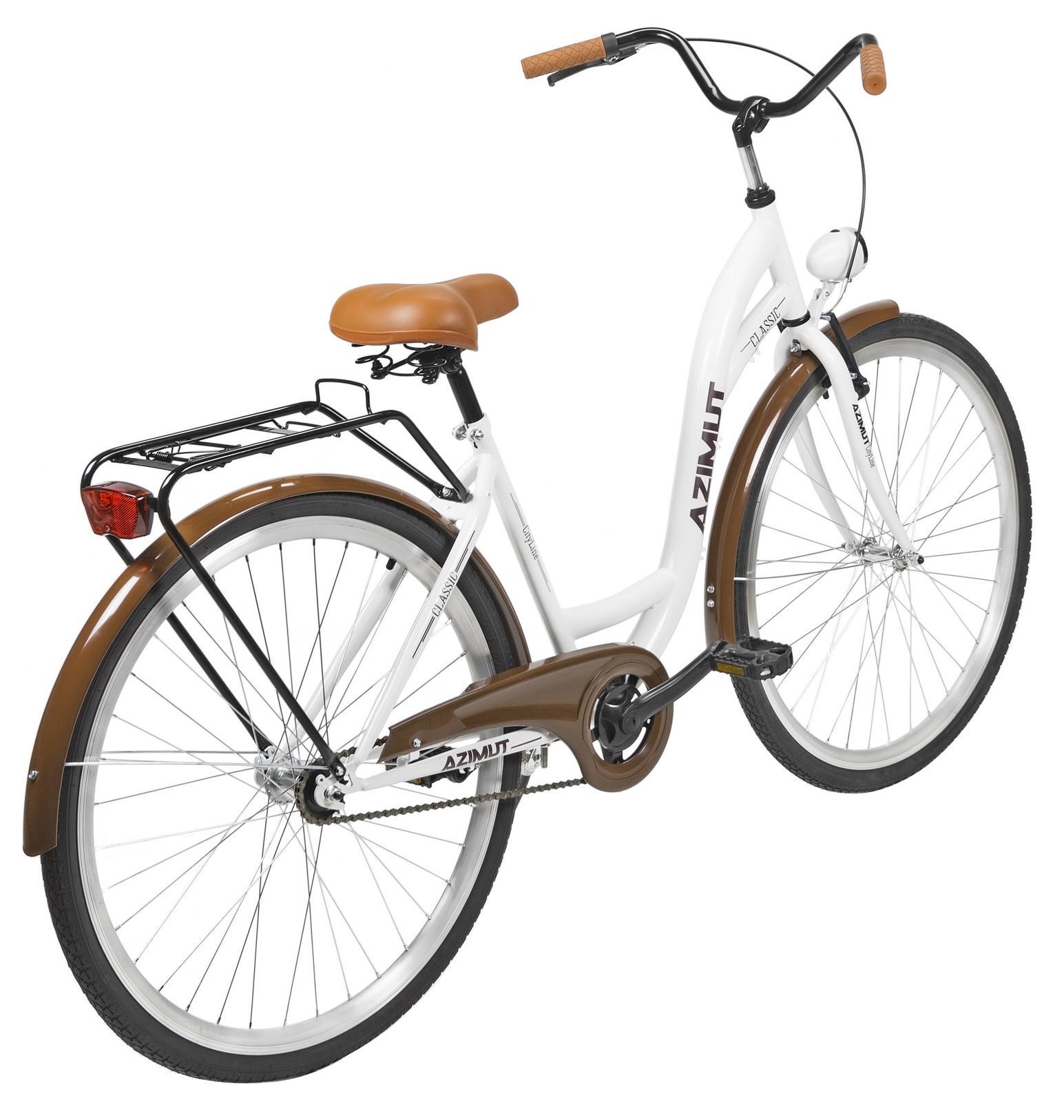 Dviratis AZIMUT Classic 28" 2025 baltas