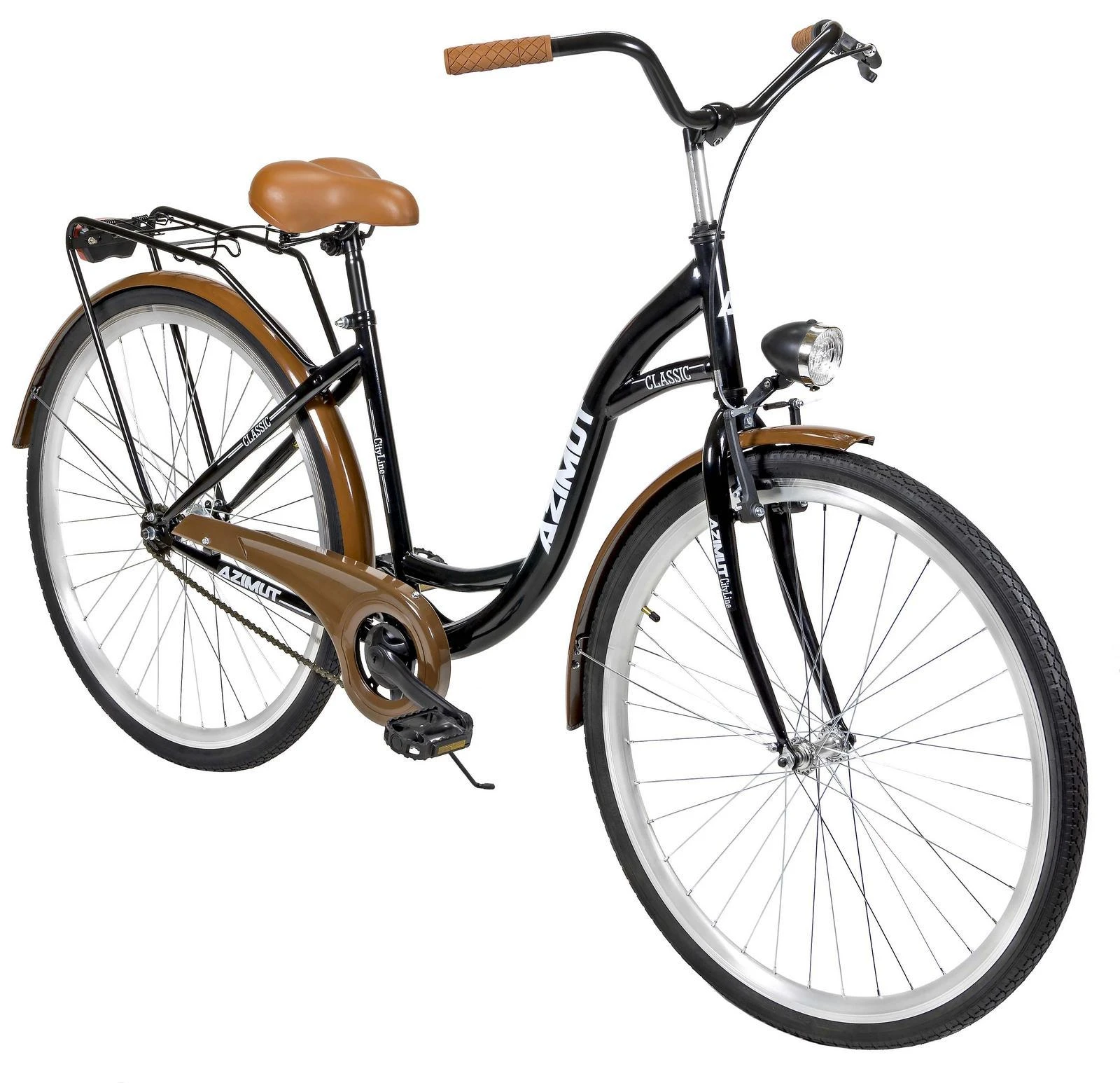 Dviratis AZIMUT Classic 28" 2025 juodas