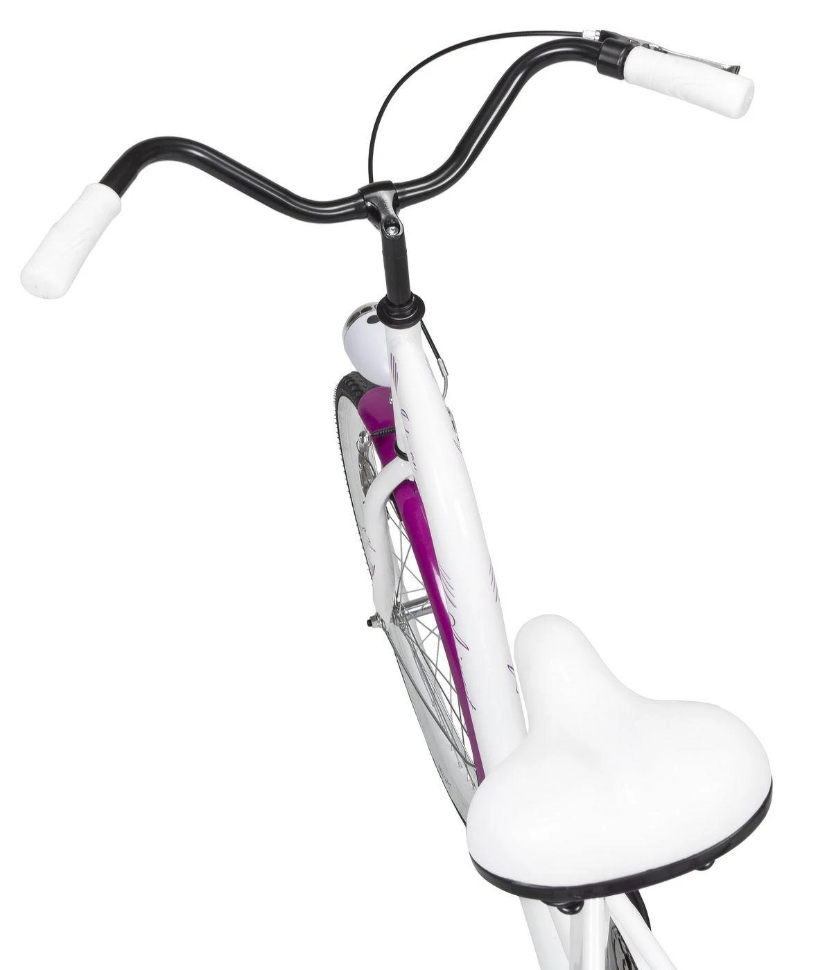 Dviratis AZIMUT Julie 24" 2025 baltas-violet