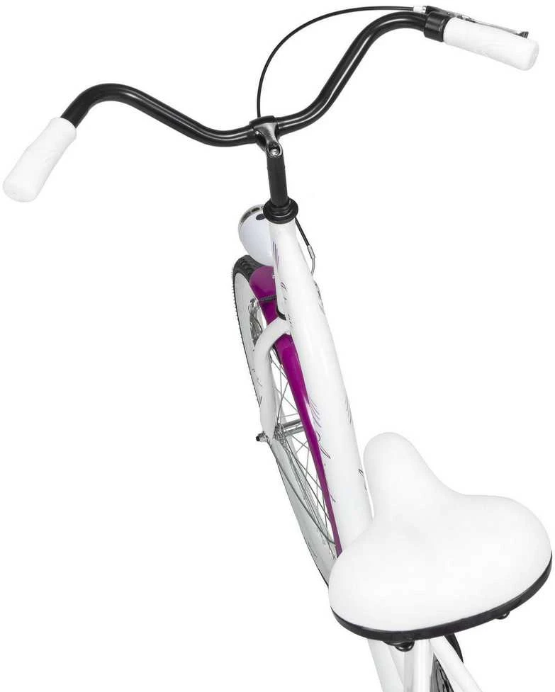 Dviratis AZIMUT Julie 24" 2025 baltas-violet