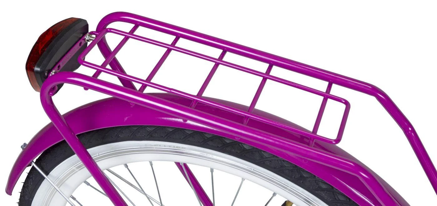 Dviratis AZIMUT Julie 24" 2025 baltas-violet