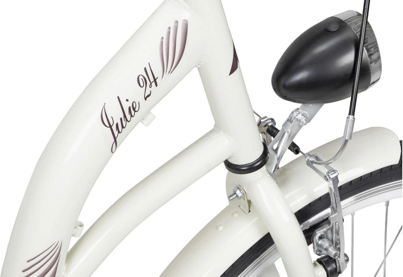 Dviratis AZIMUT Julie 24" 2025 light cream