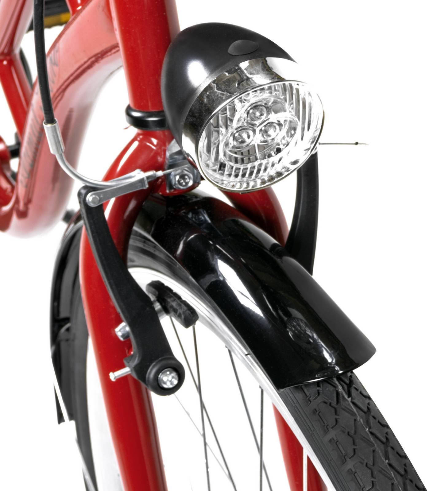 Dviratis AZIMUT Retro 26" 2025 bordo