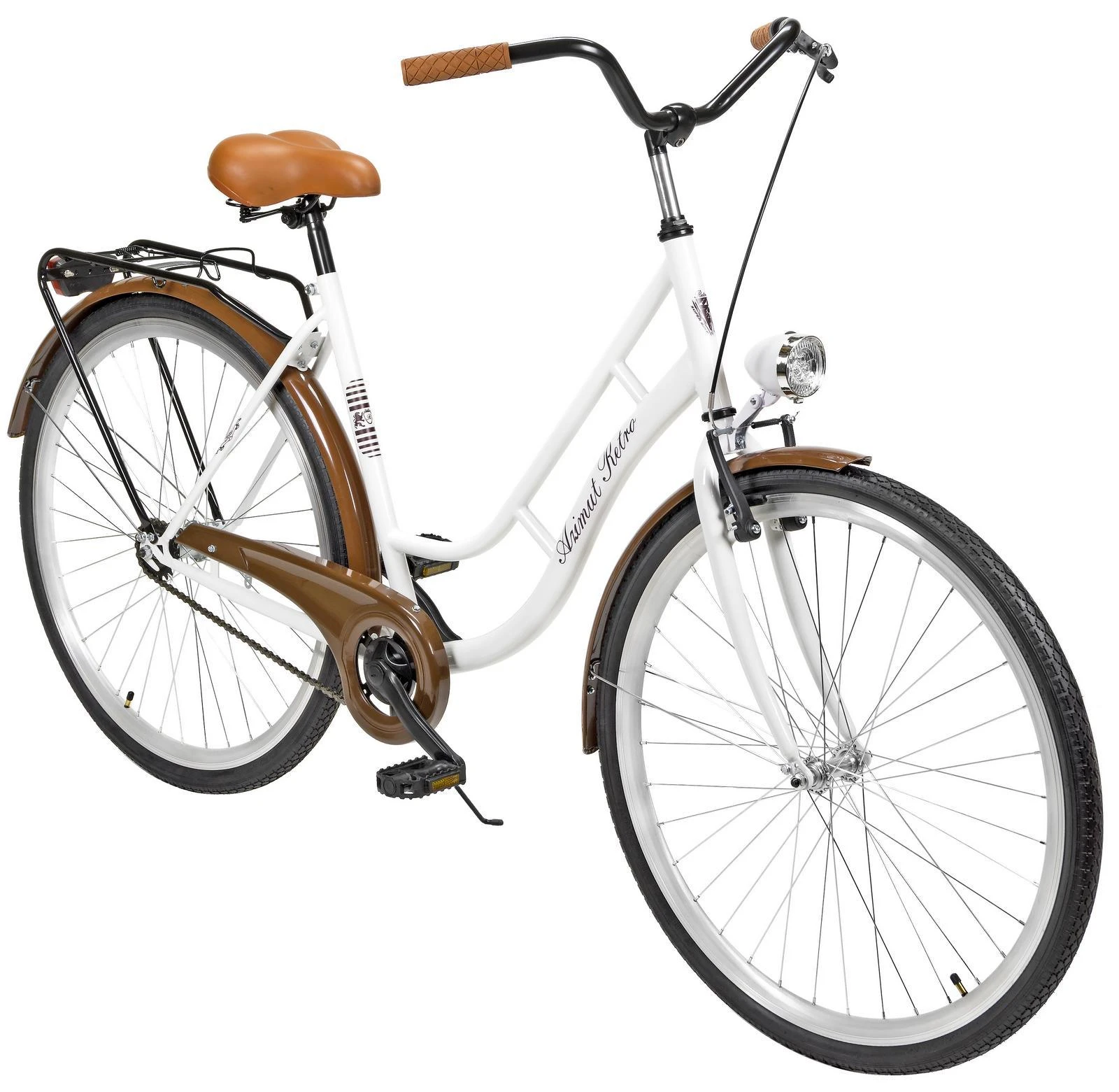Dviratis AZIMUT Retro 28" 2025 baltas