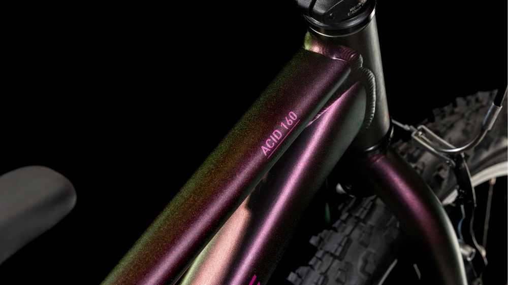 Dviratis Cube Acid 160 molotov'n'pink 2027