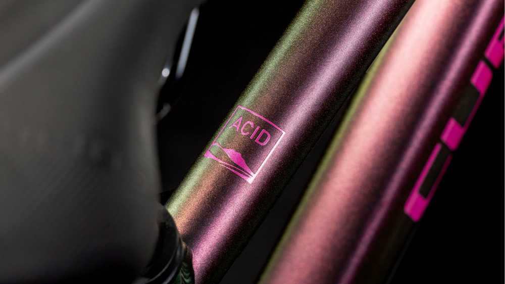 Dviratis Cube Acid 160 molotov'n'pink 2027