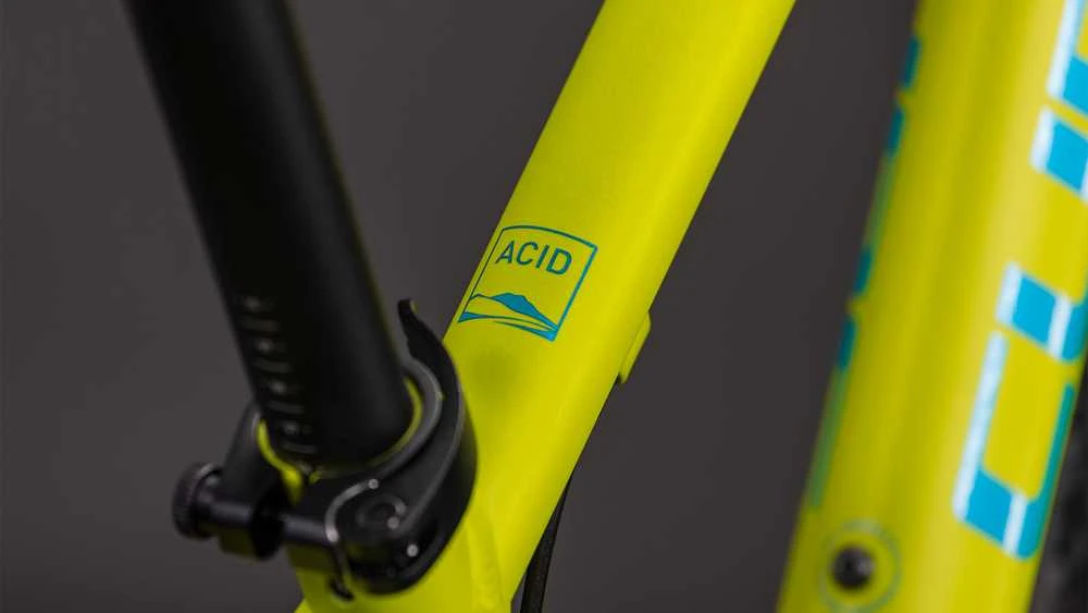 Dviratis Cube Acid 240 Disc lizard'n'mėlynas 2027