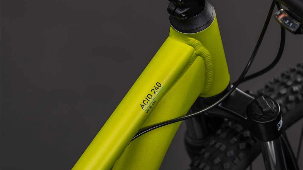 Dviratis Cube Acid 240 Disc lizard'n'mėlynas 2027