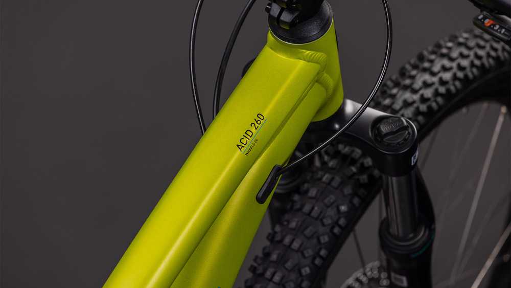 Dviratis Cube Acid 260 Disc lizard'n'mėlynas 2027