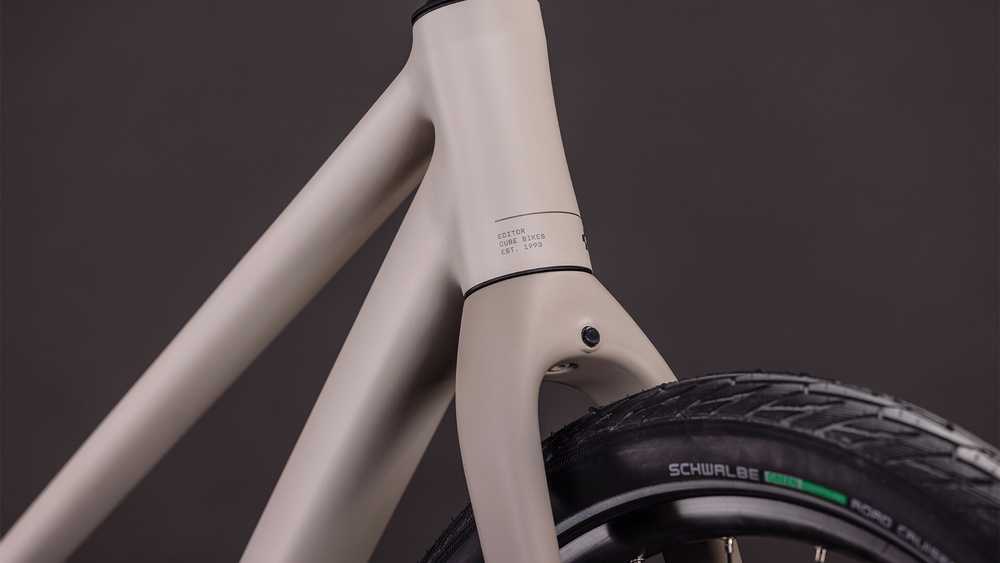 Dviratis Cube Editor Pro Trapeze oatgrey'n'pilkas 2026-54 cm (Dydis: 54 cm)