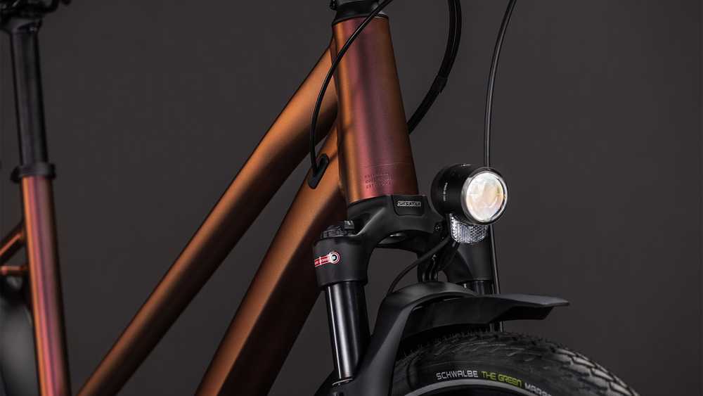 Dviratis Cube Kathmandu Pro Trapeze sunglow'n'prizm 2026-50 cm (Dydis: 50 cm)