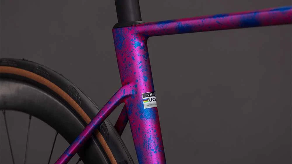 Dviratis Cube Litening AIR C:68X Race dazzlepink'n'mėlynas 2026-54 cm (Dydis: 54 cm)