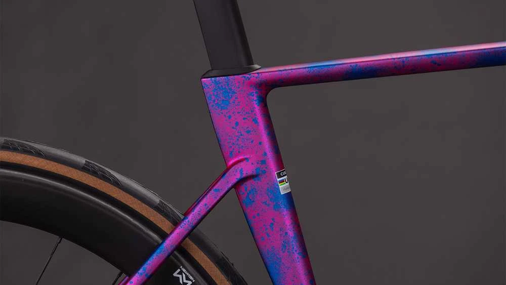 Dviratis Cube Litening AIR C:68X Race dazzlepink'n'mėlynas 2026-58 cm (Dydis: 58 cm)
