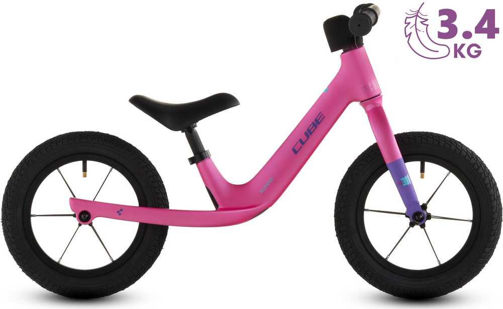 Dviratis Cube Numove 120 walk fucsia'n'plum 2027