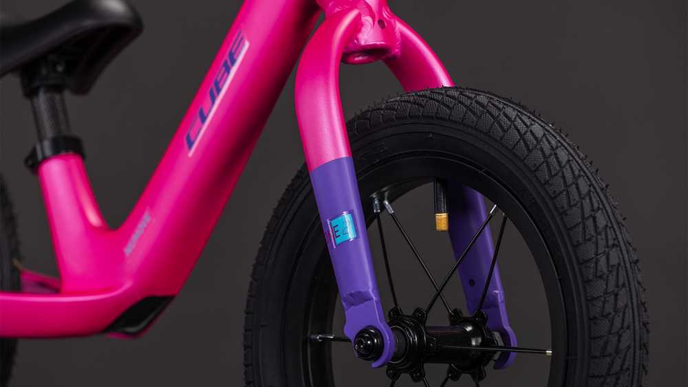 Dviratis Cube Numove 120 walk fucsia'n'plum 2027