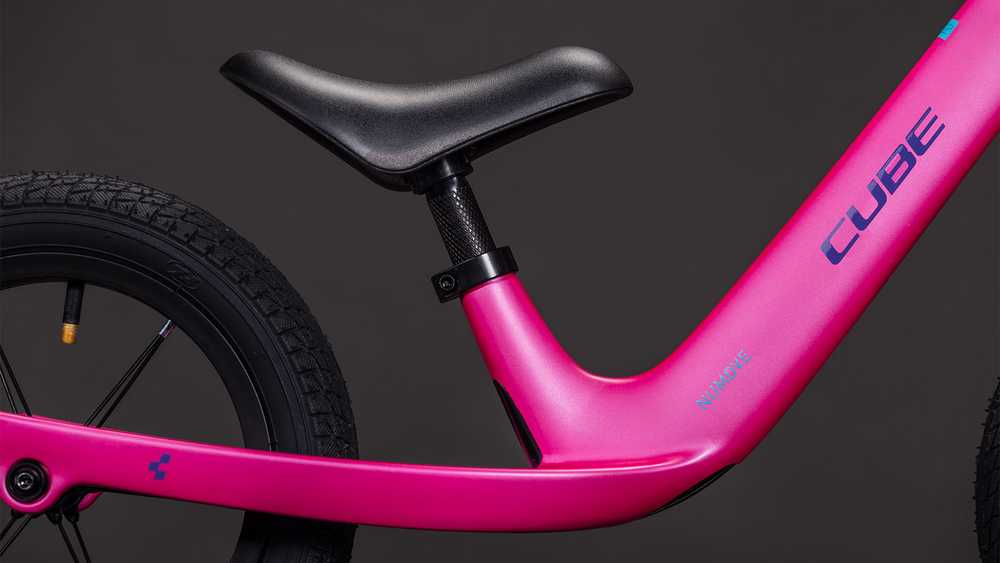 Dviratis Cube Numove 120 walk fucsia'n'plum 2027