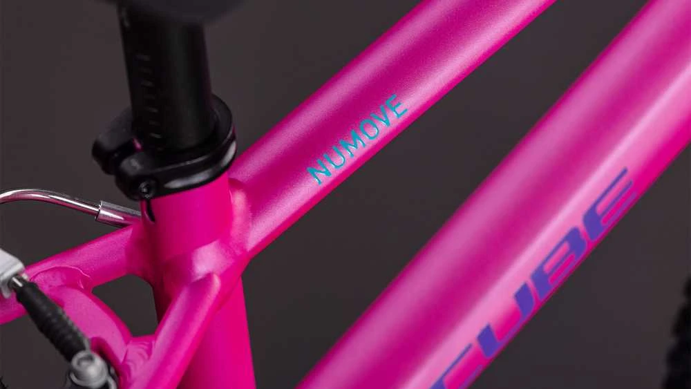 Dviratis Cube Numove 140 fucsia'n'plum 2027