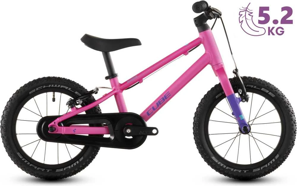 Dviratis Cube Numove 140 fucsia'n'plum 2027