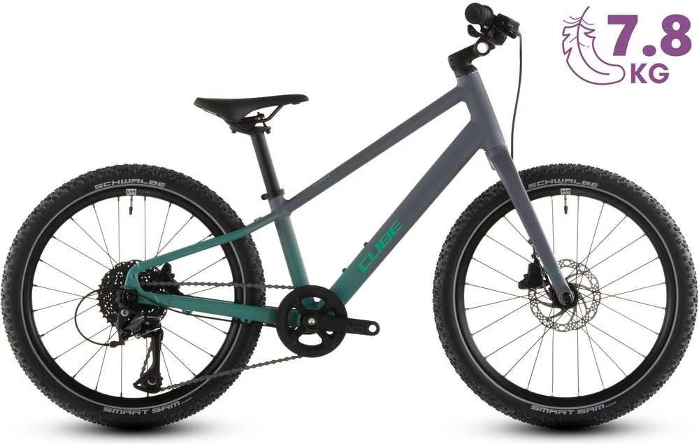 Dviratis Cube Numove 200 Disc lavagrey'n'coolgreen 2027