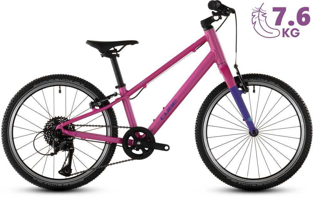 Dviratis Cube Numove 200 fucsia'n'plum 2027