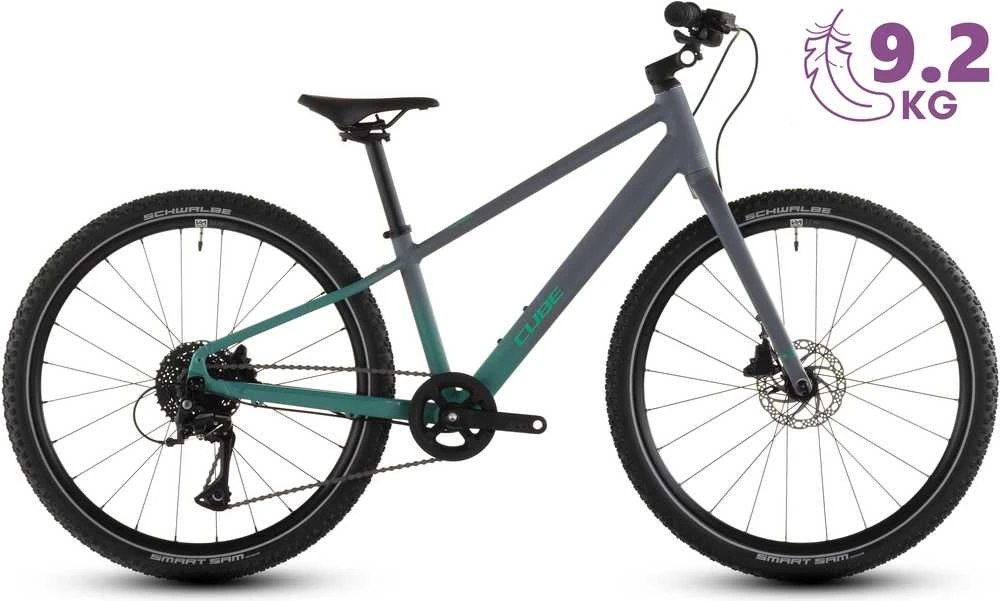 Dviratis Cube Numove 240 Disc lavagrey'n'coolgreen 2027