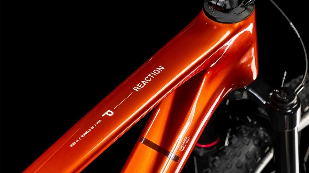 Dviratis Cube Reaction C:62 Pro 29 electricorange'n'spice 2025-XXL (Dydis: XXL)