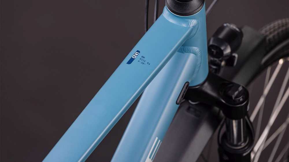 Dviratis Cube Touring ONE bluebird'n'pilkas 2026-50 cm (Dydis: 50 cm)