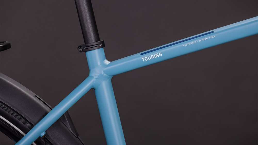 Dviratis Cube Touring ONE bluebird'n'pilkas 2026-50 cm (Dydis: 50 cm)