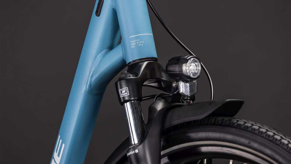 Dviratis Cube Touring ONE Easy Entry bluebird'n'pilkas 2026-46 cm (Dydis: 46 cm)