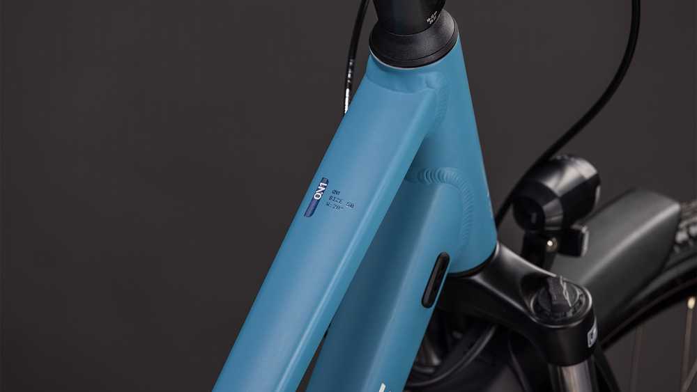 Dviratis Cube Touring ONE Trapeze bluebird'n'pilkas 2026-50 cm (Dydis: 50 cm)