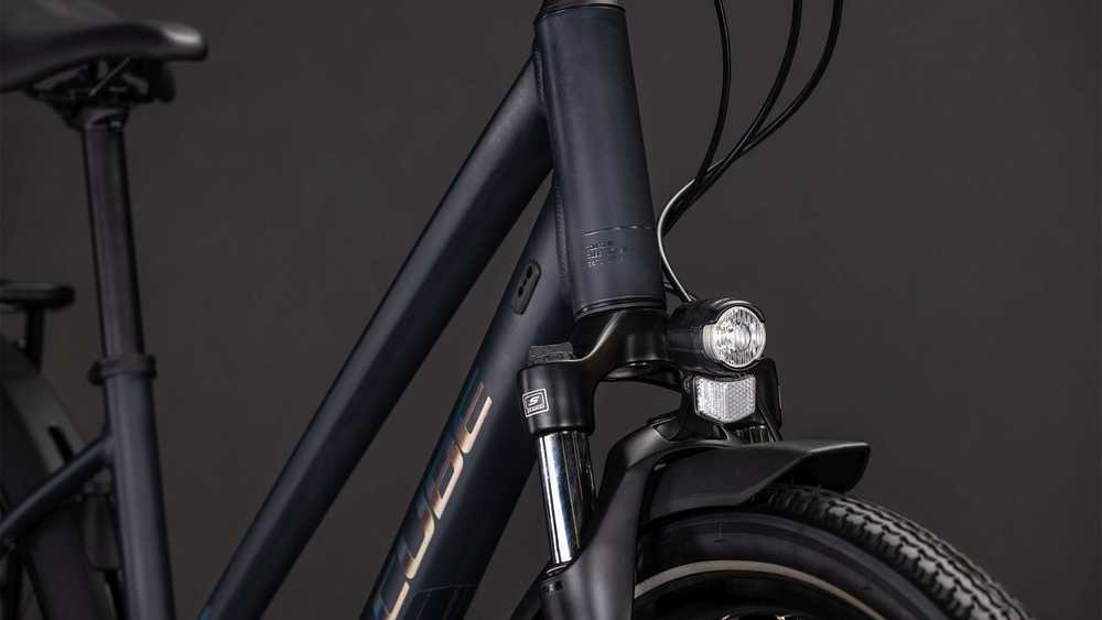 Dviratis Cube Touring ONE Trapeze night'n'chrome 2026-54 cm (Dydis: 54 cm)