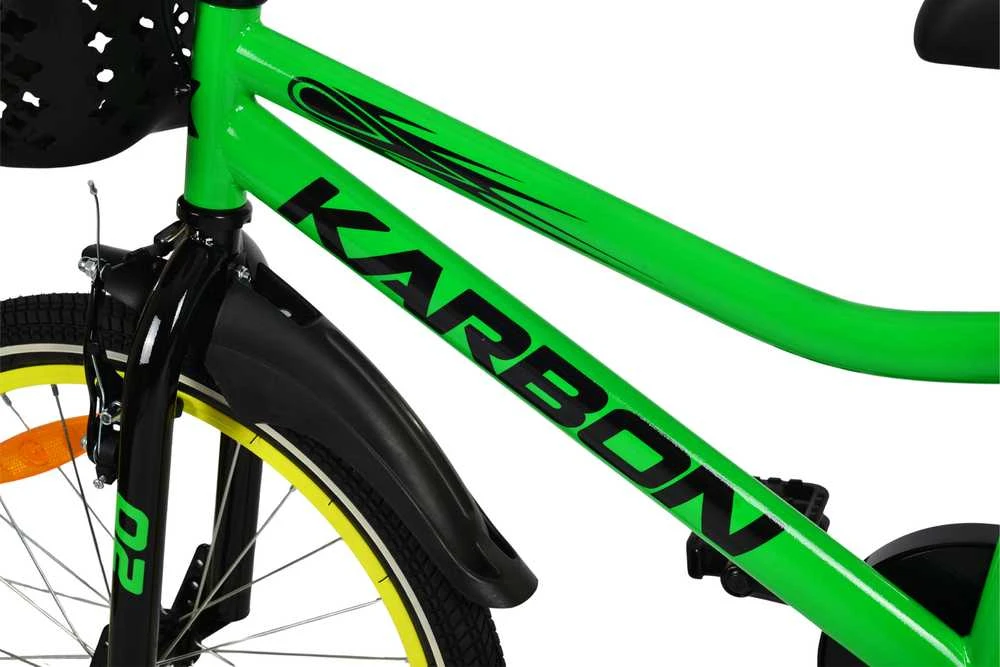 Dviratis Karbon Comet 20 žalias neon