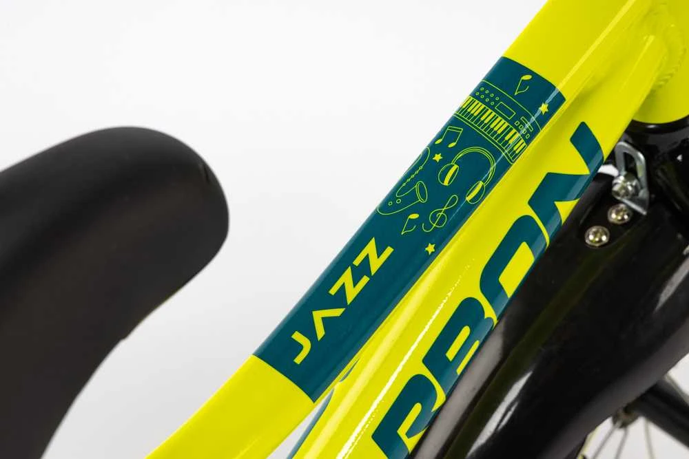 Dviratis Karbon Jazz Alu 14 lime