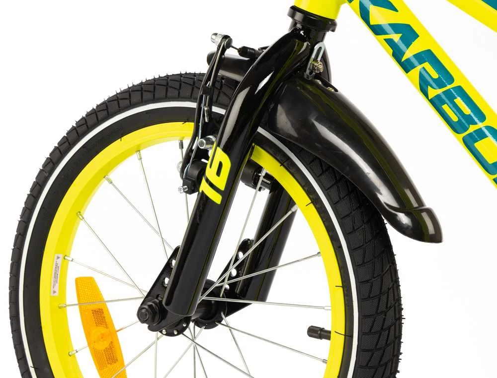 Dviratis Karbon Jazz Alu 16 lime