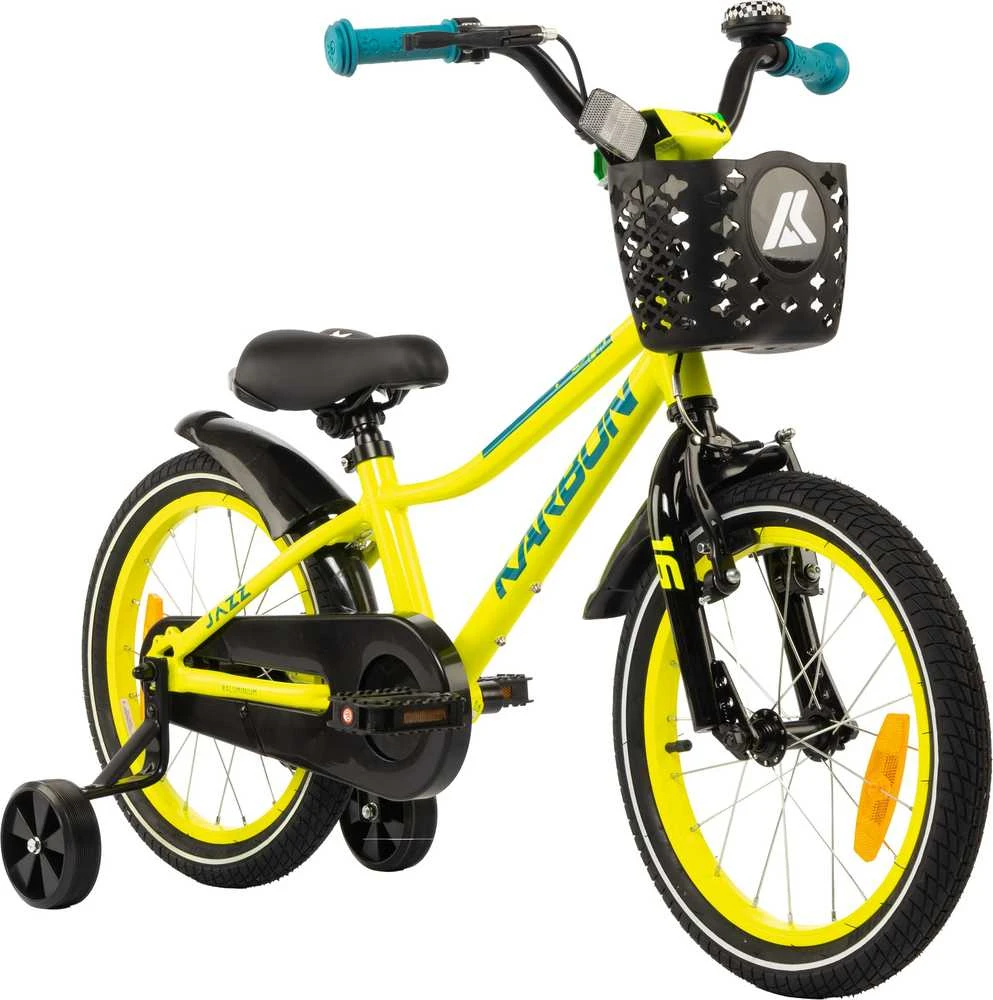 Dviratis Karbon Jazz Alu 16 lime