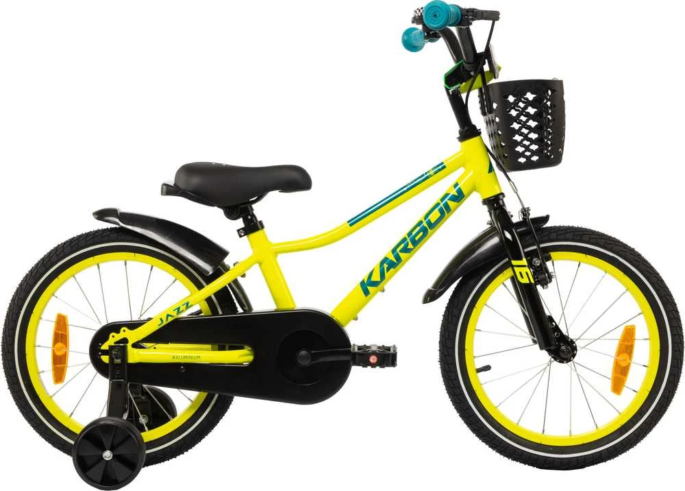 Dviratis Karbon Jazz Alu 16 lime