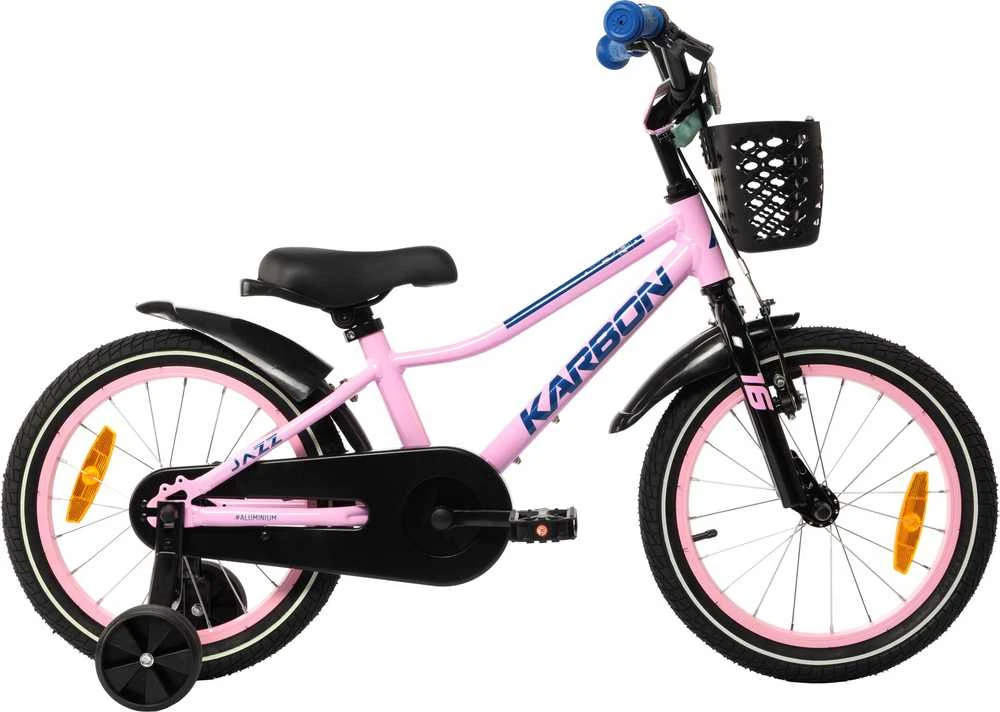 Dviratis Karbon Jazz Alu 16 pink