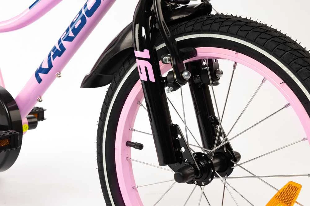 Dviratis Karbon Jazz Alu 16 pink
