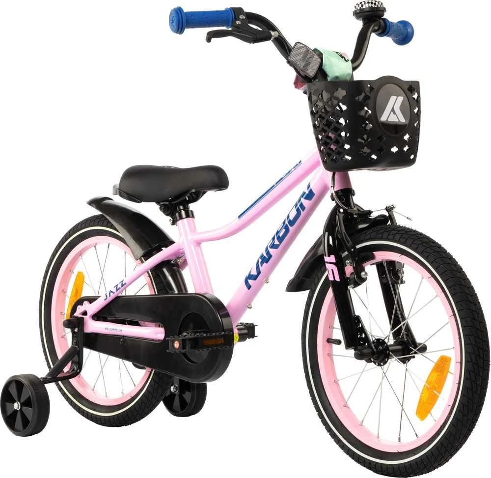 Dviratis Karbon Jazz Alu 16 pink
